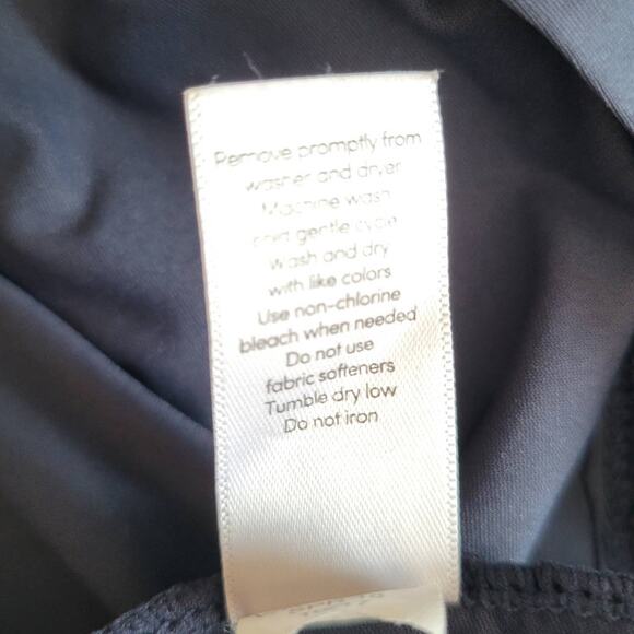 Athleta Sunlover Hilo UPF Dress Asymmetrical Navy Stretchy Women XXS - Picture 11 of 12